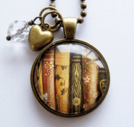 book-necklace