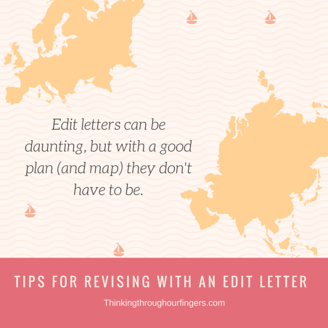 Tips for Revising with an Edit Letter | Thinking Through Our Fingers